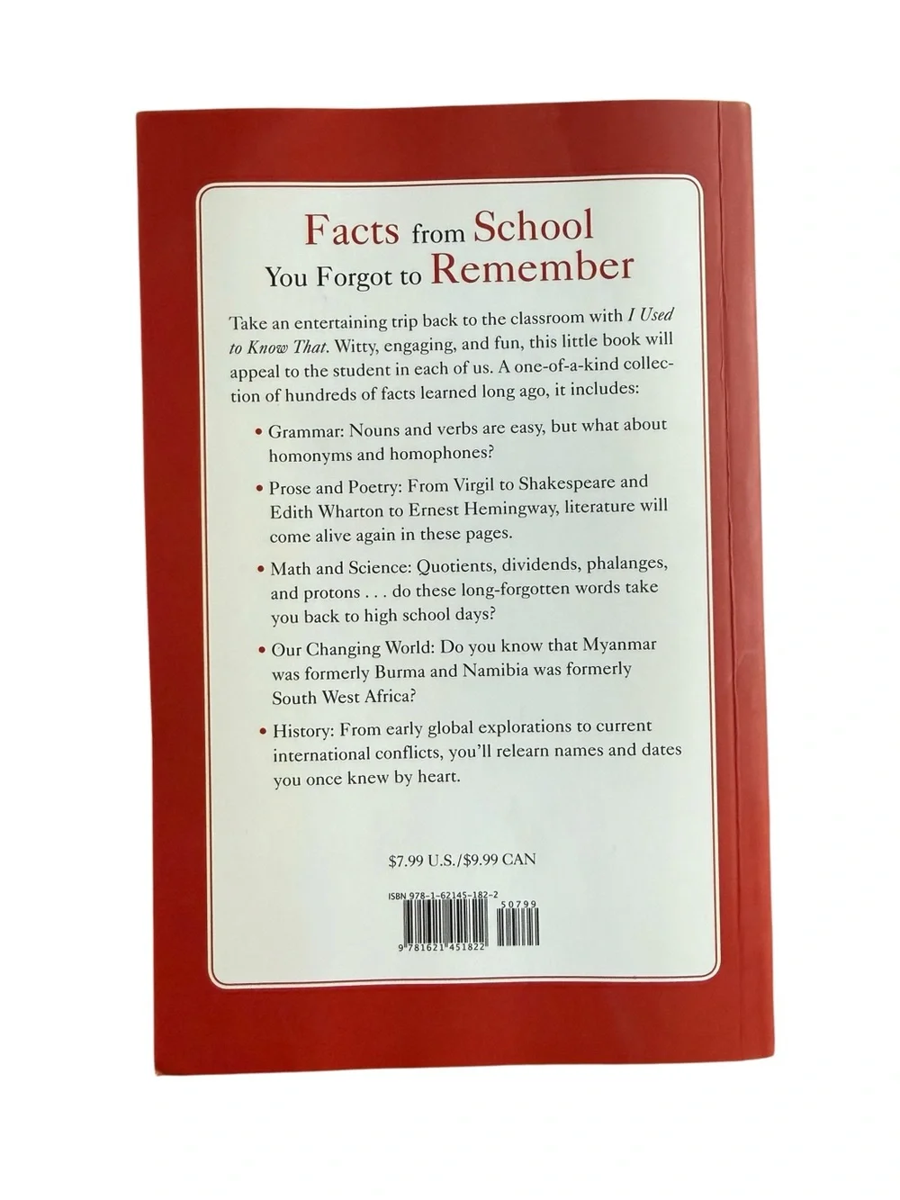 🫶🏻 I Used To Know That (Stuff You Forgot in School) Book